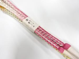 未使用品　正絹　手組帯締め